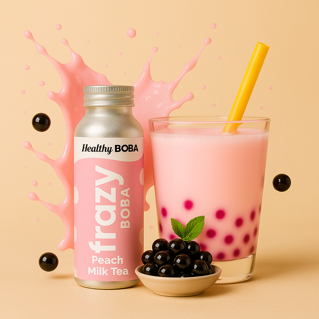 Healthy Peach Milk Tea